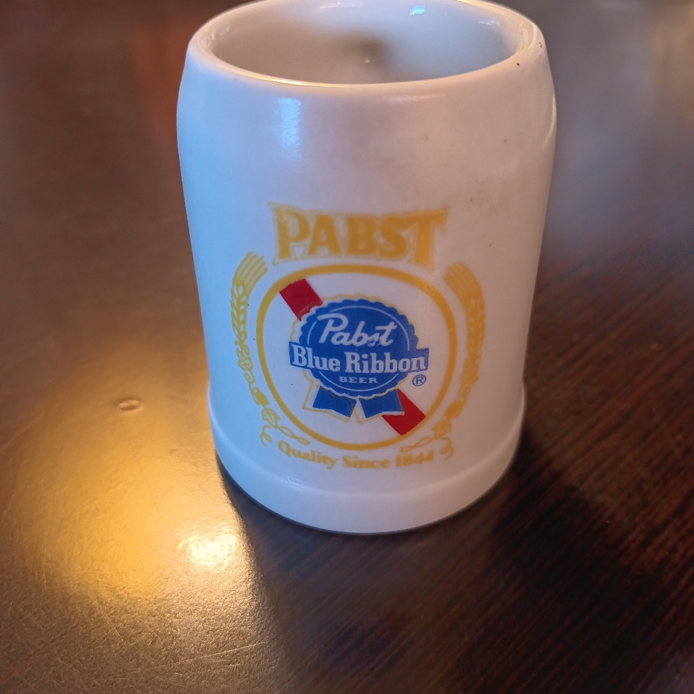 PABST SHOT GLASS STEIN